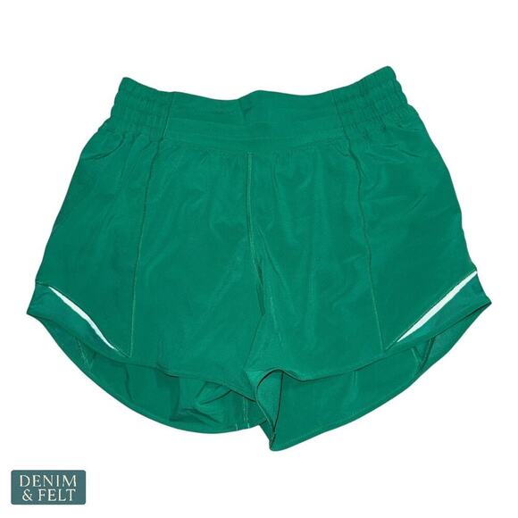 Lululemon Track That High-Rise Lined Short 3” Kelly Green Size 4 🌿🏃‍♀️ - Picture 8 of 16